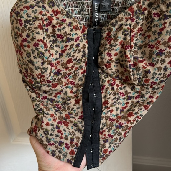 Tilly’s FULL TILT Hook N Eye Womens Eyelet Corset - Picture 3 of 4